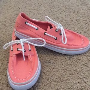 Pink sperry top-sider